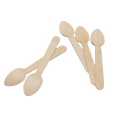 Eco friendly handmade wood material mini wooden spoon soup spoon